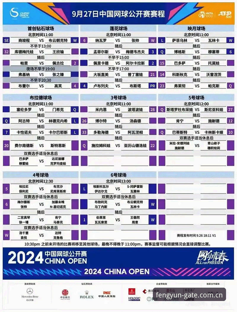 最新官方登录入口网球赛程查询指南：从登录到观赛的完整路径详解